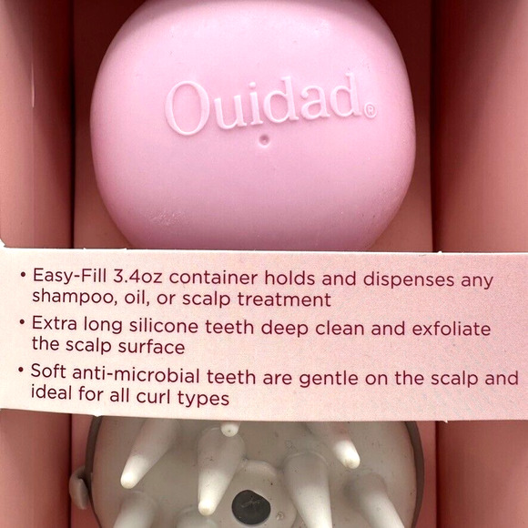 Ouidad Curl Scalp Brush BYE BYE BUILDUP 3.4 oz Scalp Stimulating Beauty Tool New - Picture 5 of 7